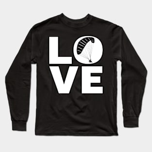 Love Paragliding Gift For Paragliders Long Sleeve T-Shirt